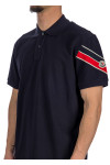 Moncler ss polo Moncler  SS POLOblauw - www.credomen.com - Credomen