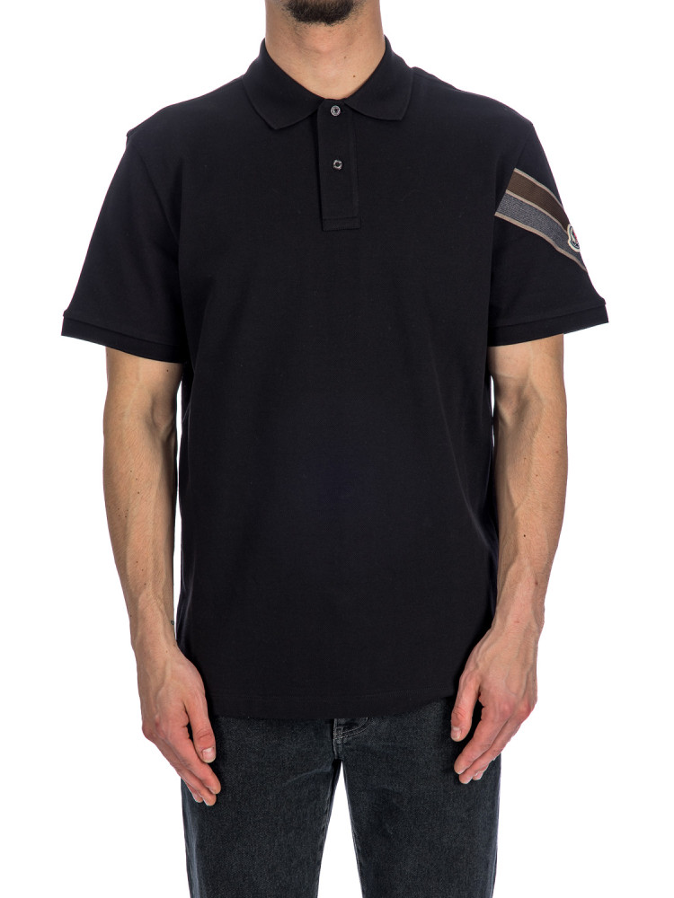 Moncler ss polo Moncler  SS POLOzwart - www.credomen.com - Credomen