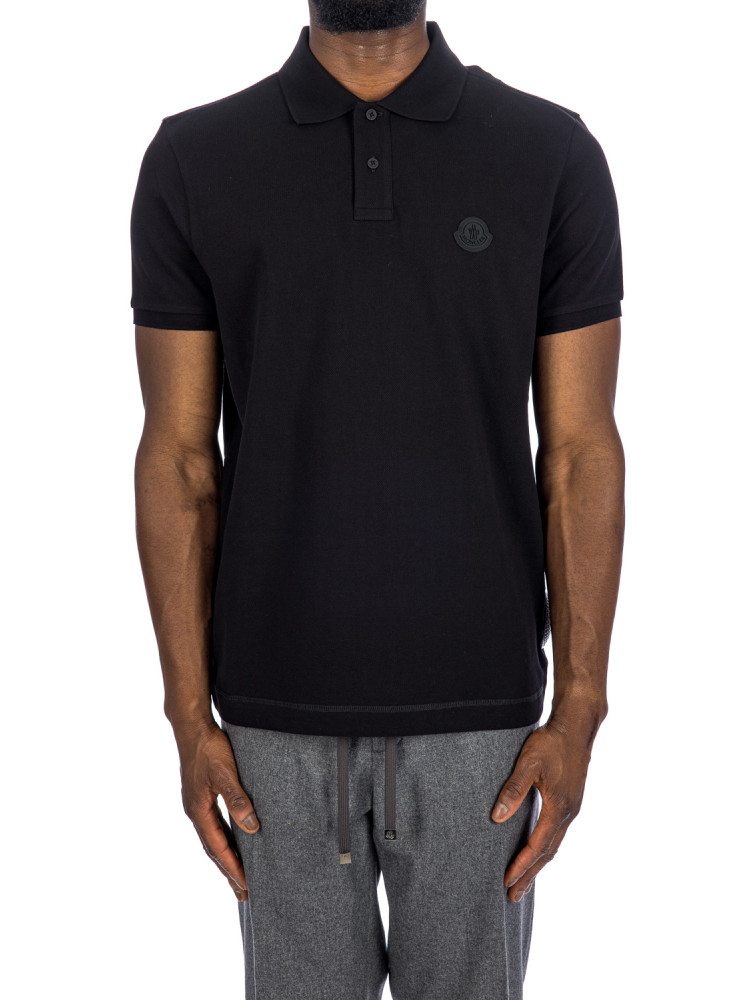 Moncler ss polo Moncler  SS POLOzwart - www.credomen.com - Credomen