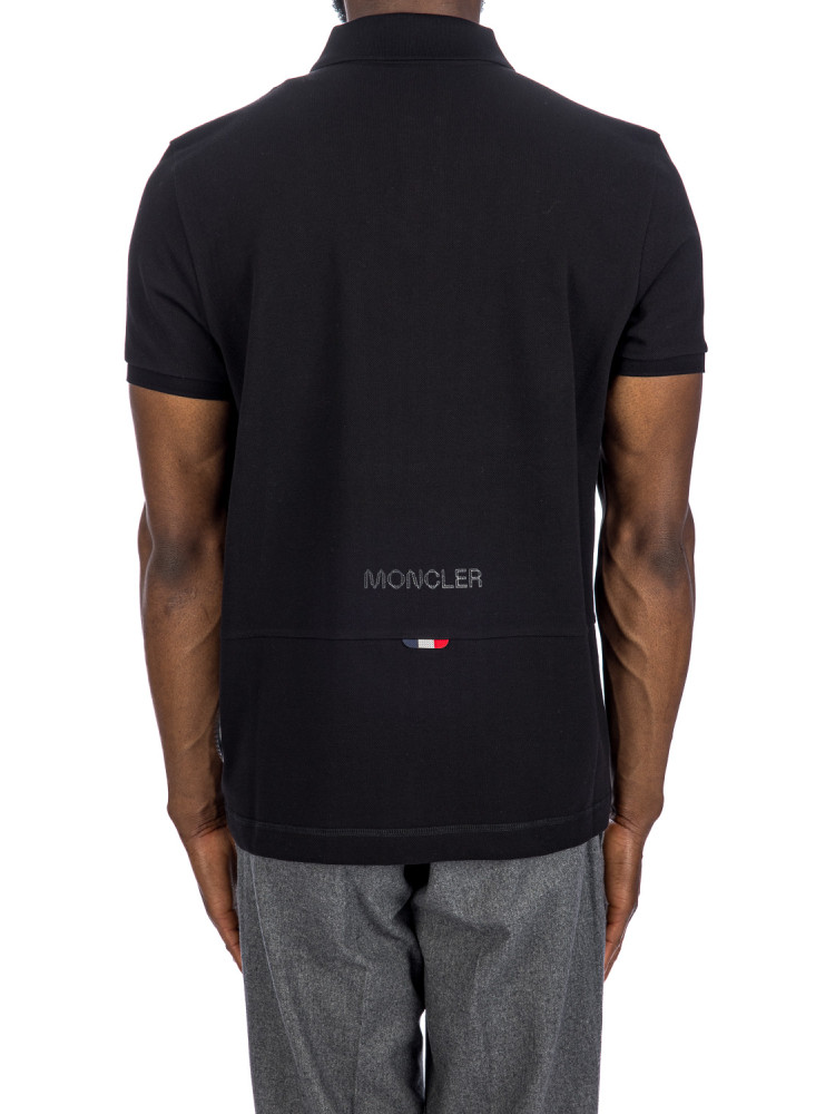 Moncler ss polo Moncler  SS POLOzwart - www.credomen.com - Credomen