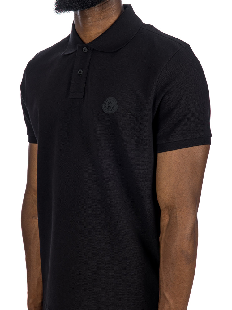 Moncler ss polo Moncler  SS POLOzwart - www.credomen.com - Credomen