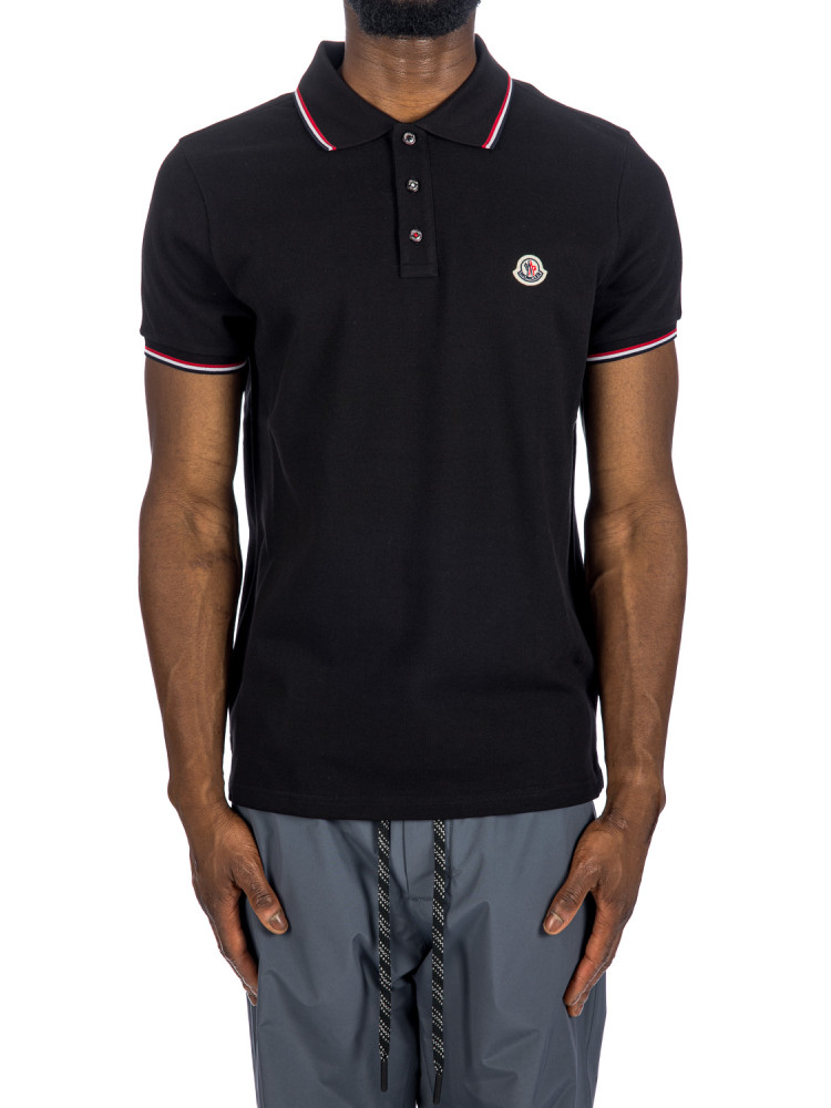 Moncler ss polo Moncler  SS POLOzwart - www.credomen.com - Credomen