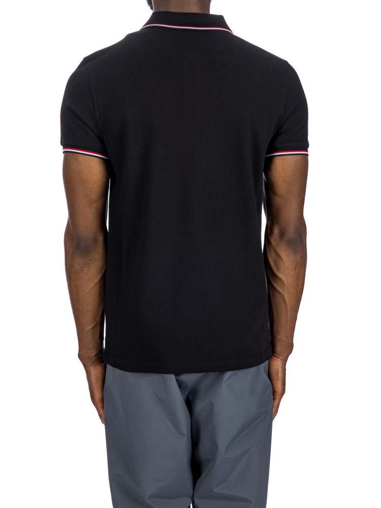 Moncler ss polo Moncler  SS POLOzwart - www.credomen.com - Credomen