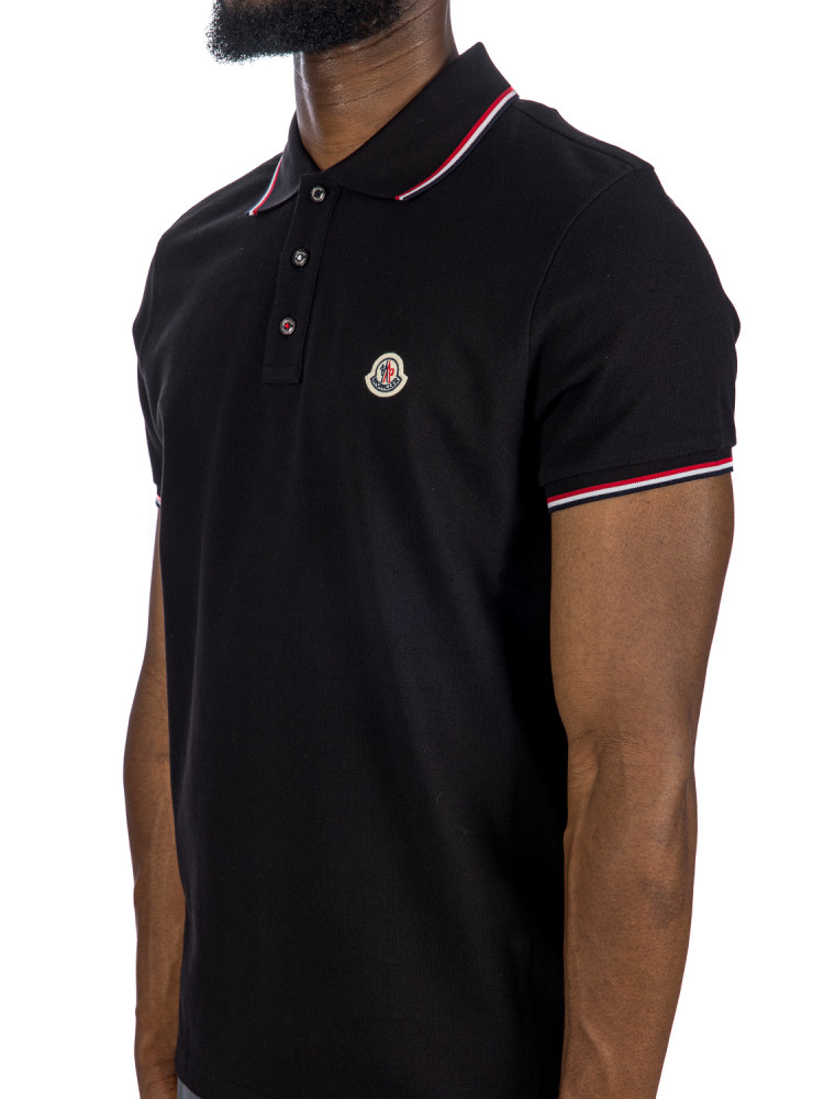 Moncler ss polo Moncler  SS POLOzwart - www.credomen.com - Credomen