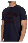 Moncler ss tshirt Moncler  SS Tshirtblauw - www.credomen.com - Credomen