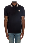 Moncler ss polo Moncler  SS POLOzwart - www.credomen.com - Credomen