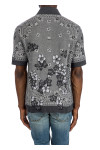 Amiri bandana floral polo Amiri  BANDANA FLORAL POLOzwart - www.credomen.com - Credomen