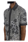 Amiri bandana floral polo Amiri  BANDANA FLORAL POLOzwart - www.credomen.com - Credomen