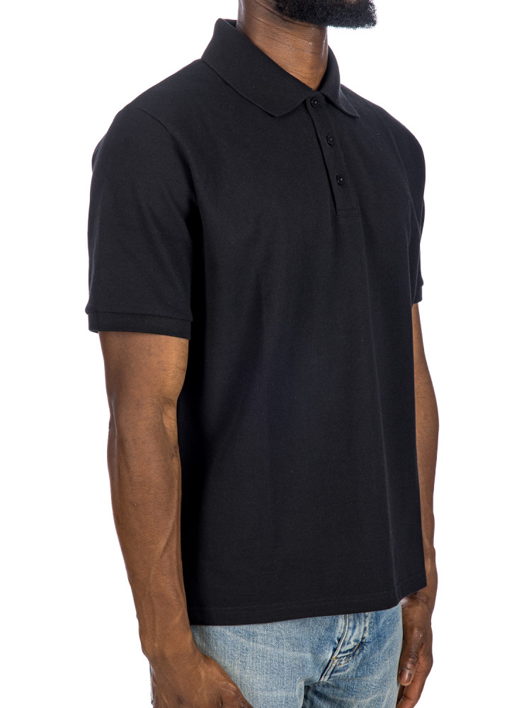 Saint Laurent polo pique Saint Laurent  POLO PIQUEzwart - www.credomen.com - Credomen