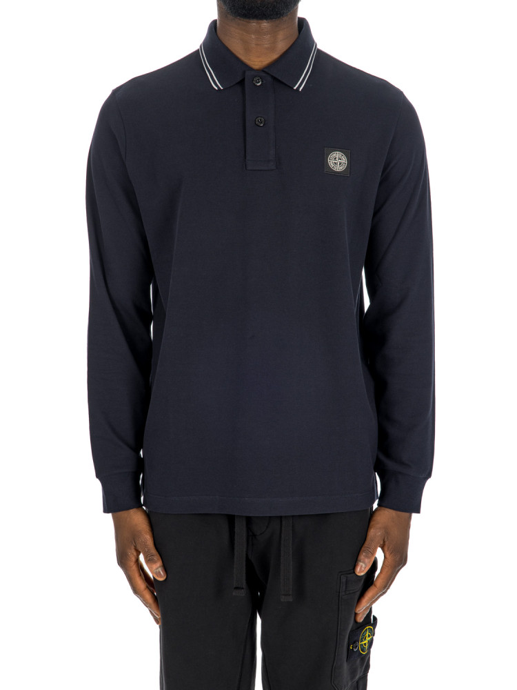 Stone Island polo m/l slim fit Stone Island  POLO M/L SLIM FITblauw - www.credomen.com - Credomen