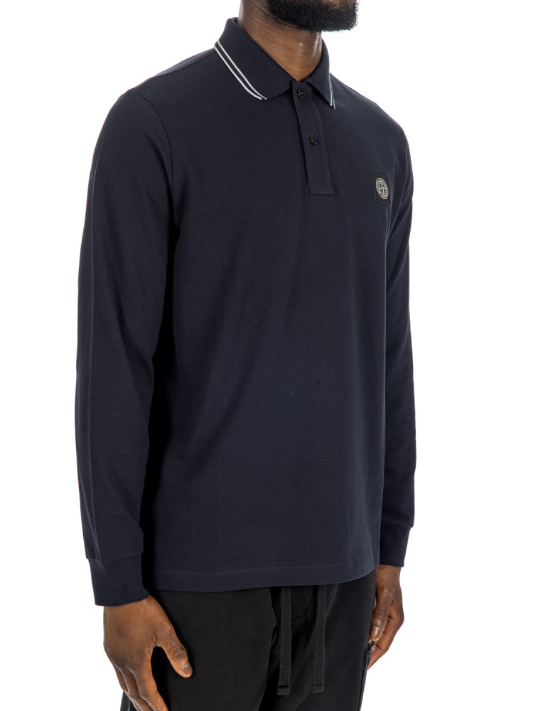 Stone Island polo m/l slim fit Stone Island  POLO M/L SLIM FITblauw - www.credomen.com - Credomen