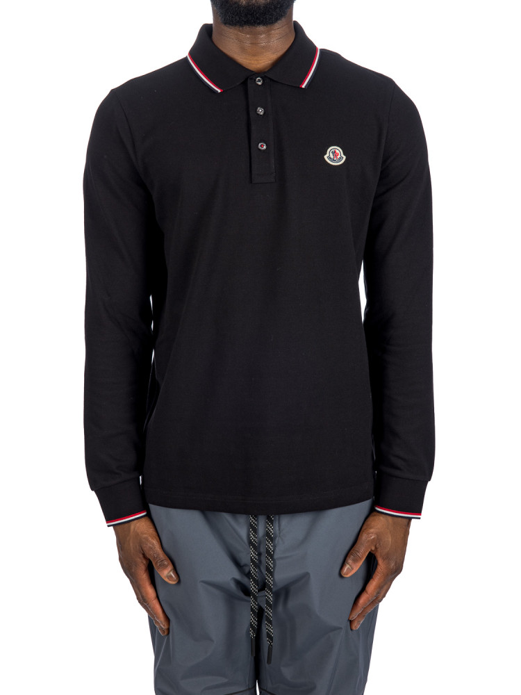 Moncler ls polo Moncler  LS POLOzwart - www.credomen.com - Credomen