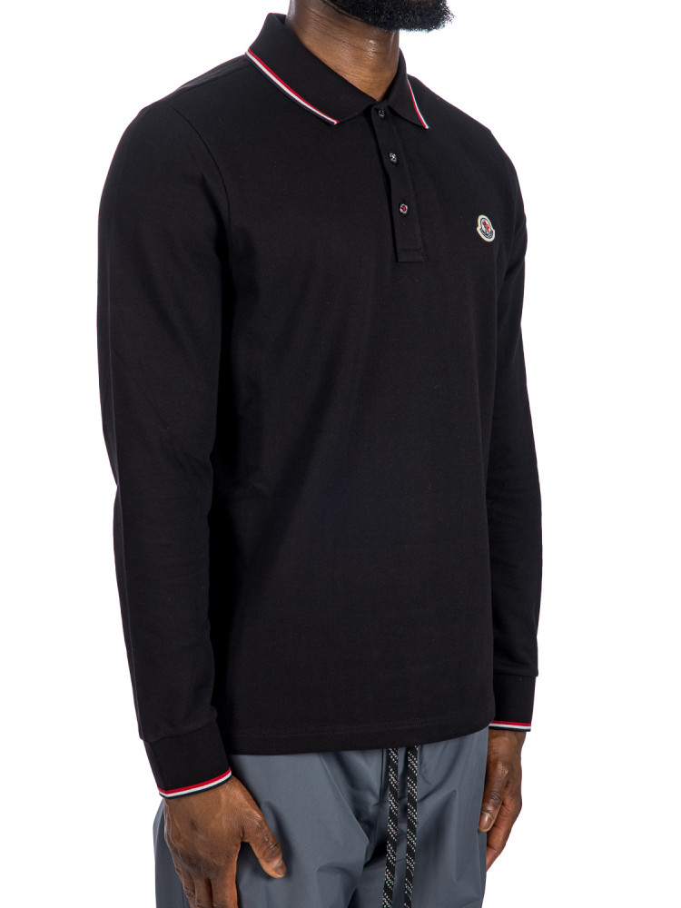 Moncler ls polo Moncler  LS POLOzwart - www.credomen.com - Credomen