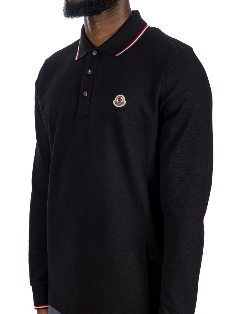 Moncler ls polo Moncler  LS POLOzwart - www.credomen.com - Credomen