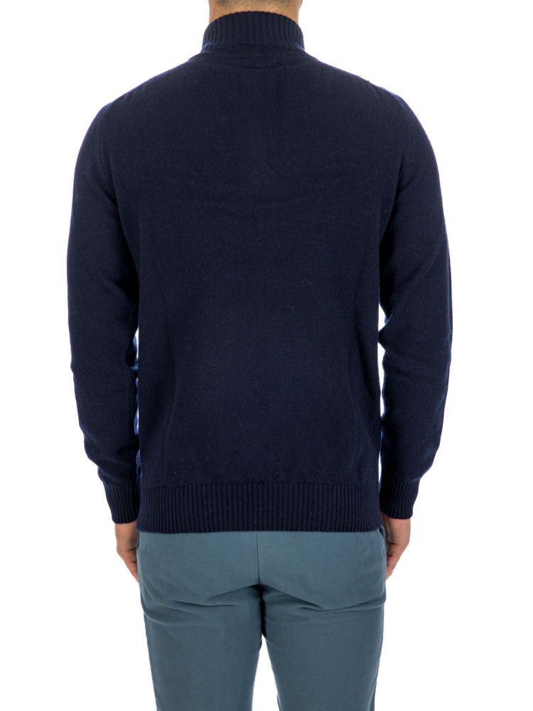 Aurélien voyager zip-up sweater Aurélien VOYAGER ZIP-UP SWEATERblauw - www.credomen.com - Credomen