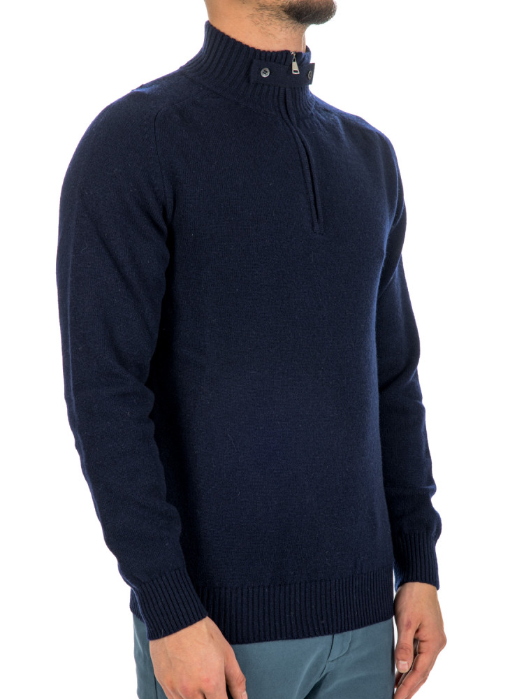 Aurélien voyager zip-up sweater Aurélien VOYAGER ZIP-UP SWEATERblauw - www.credomen.com - Credomen