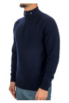 Aurélien voyager zip-up sweater Aurélien VOYAGER ZIP-UP SWEATERblauw - www.credomen.com - Credomen