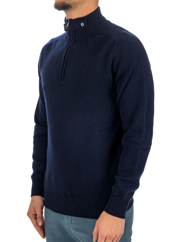 Aurélien voyager zip-up sweater Aurélien VOYAGER ZIP-UP SWEATERblauw - www.credomen.com - Credomen