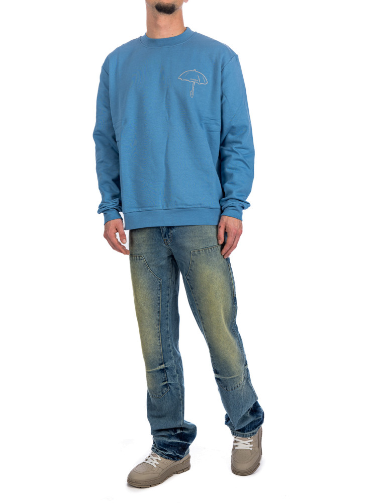 Flaneur Homme umbrella sweater Flaneur Homme  UMBRELLA SWEATERblauw - www.credomen.com - Credomen