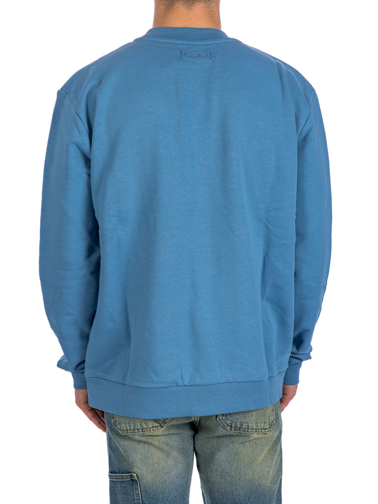 Flaneur Homme umbrella sweater Flaneur Homme  UMBRELLA SWEATERblauw - www.credomen.com - Credomen