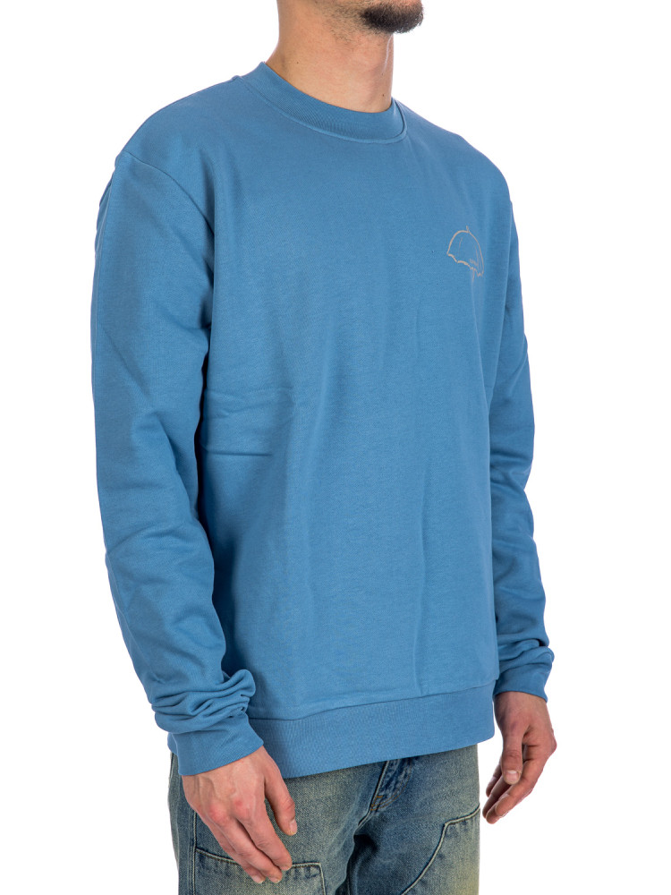 Flaneur Homme umbrella sweater Flaneur Homme  UMBRELLA SWEATERblauw - www.credomen.com - Credomen