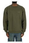 Flaneur Homme tonal logo sweat Flaneur Homme  TONAL LOGO SWEATgroen - www.credomen.com - Credomen