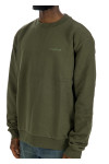 Flaneur Homme tonal logo sweat Flaneur Homme  TONAL LOGO SWEATgroen - www.credomen.com - Credomen