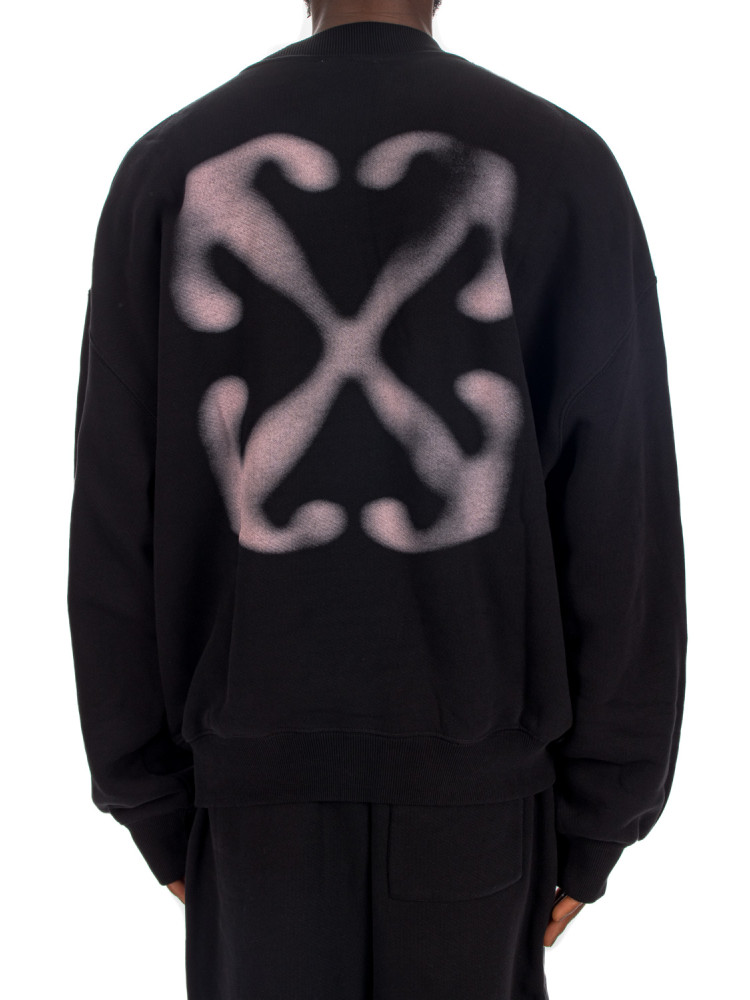 Off White vanish arrow crew Off White  VANISH ARROW CREWzwart - www.credomen.com - Credomen