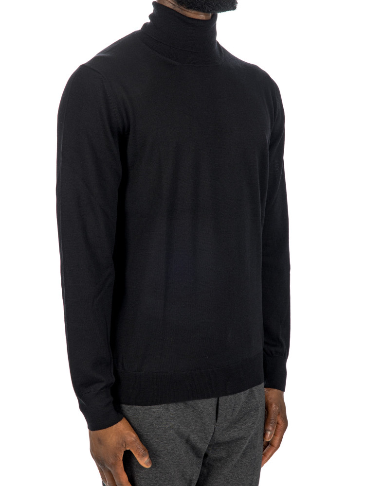 Lardini knit sweater Lardini  KNIT SWEATERzwart - www.credomen.com - Credomen