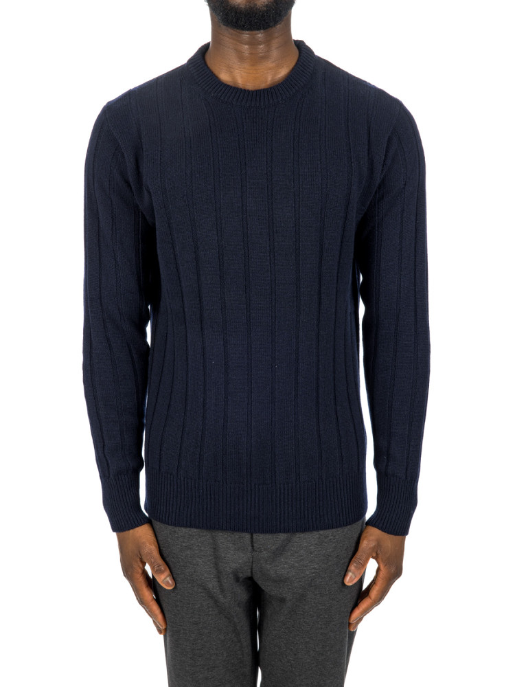 Lardini knit sweater Lardini  KNIT SWEATERblauw - www.credomen.com - Credomen