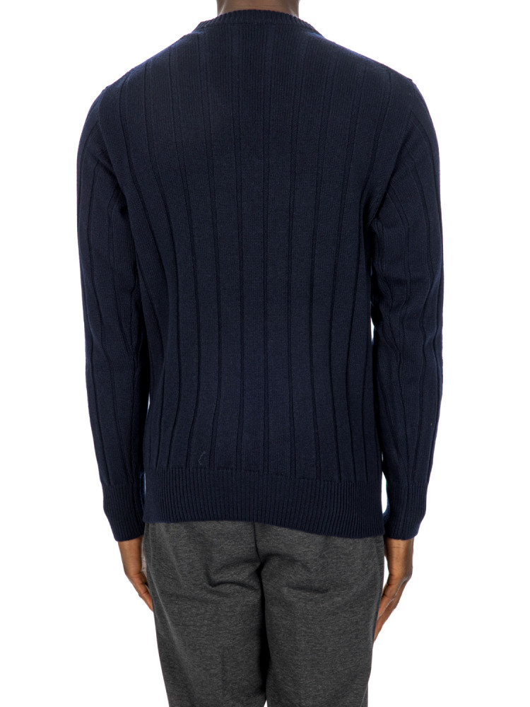 Lardini knit sweater Lardini  KNIT SWEATERblauw - www.credomen.com - Credomen