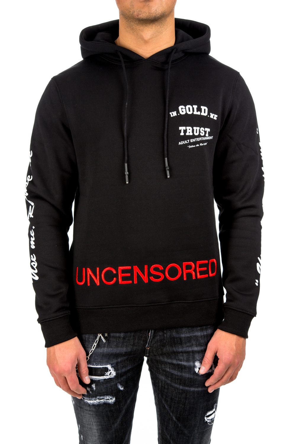 IN GOLD WE TRUST Uncensored Hoodie | Credomen