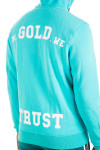 IN GOLD WE TRUST  igwt zipper hoodie IN GOLD WE TRUST   IGWT Zipper Hoodieblauw - www.credomen.com - Credomen