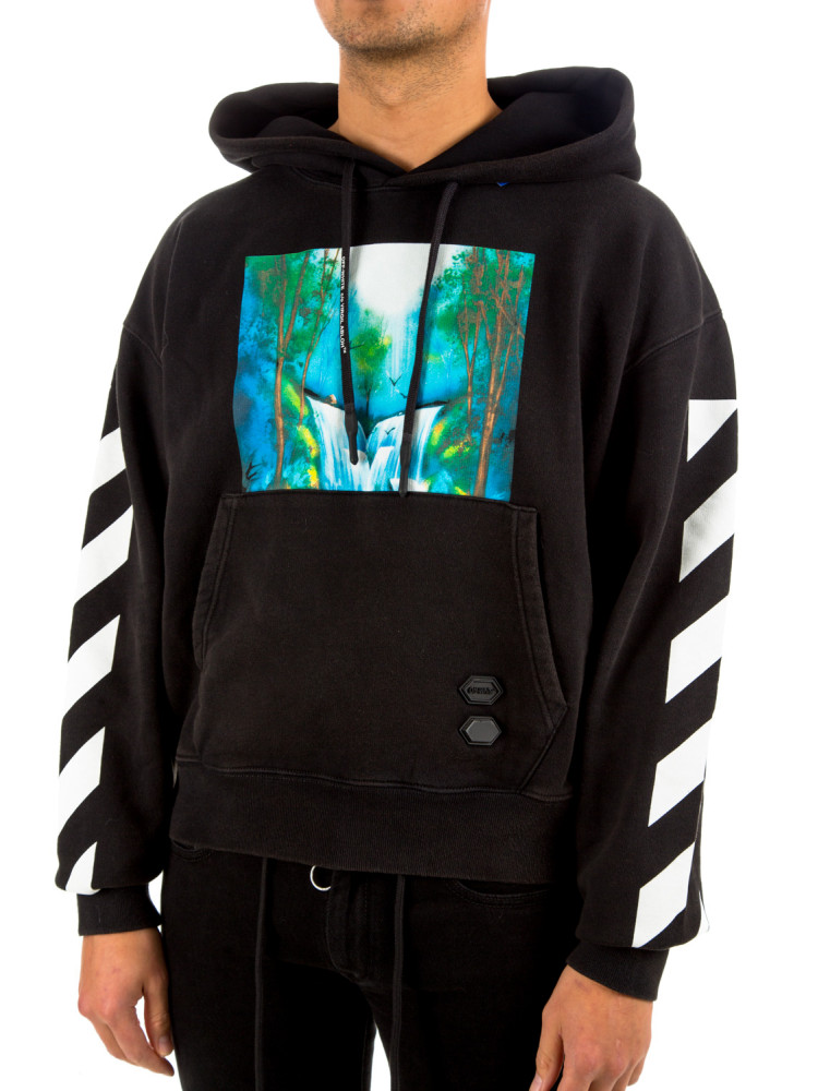 off white waterfall hoodie