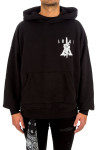 Amiri dagger oversized hoodie Amiri  Dagger Oversized Hoodiezwart - www.credomen.com - Credomen