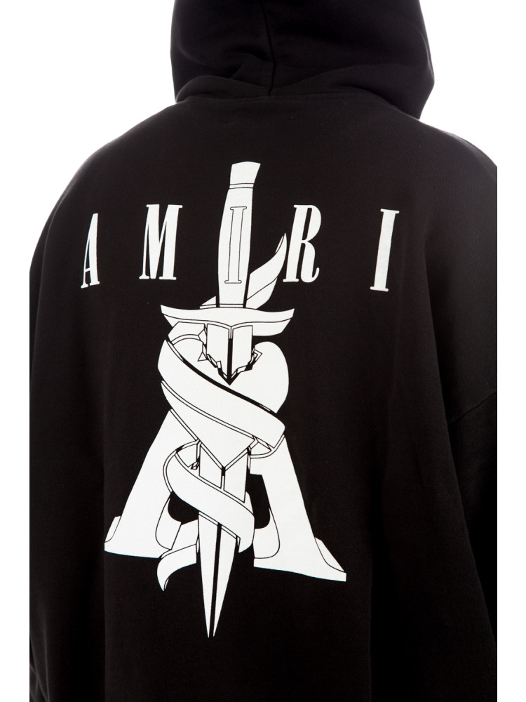 Amiri dagger oversized hoodie Amiri  Dagger Oversized Hoodiezwart - www.credomen.com - Credomen