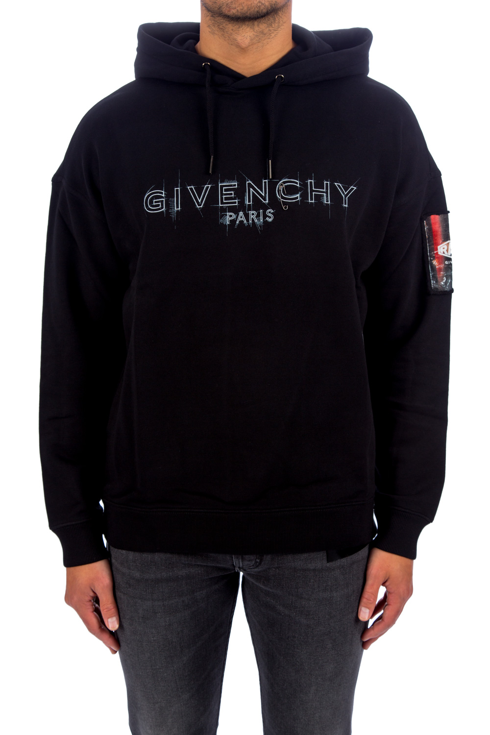 Givenchy Crystal Hoodie '-Black' - BMJ0K63YED-001