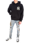 Amiri snake hoodie Amiri  SNAKE HOODIEzwart - www.credomen.com - Credomen