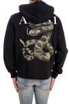 Amiri snake hoodie Amiri  SNAKE HOODIEzwart - www.credomen.com - Credomen