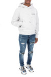 Amiri army paint hoodie Amiri  ARMY PAINT HOODIEgrijs - www.credomen.com - Credomen