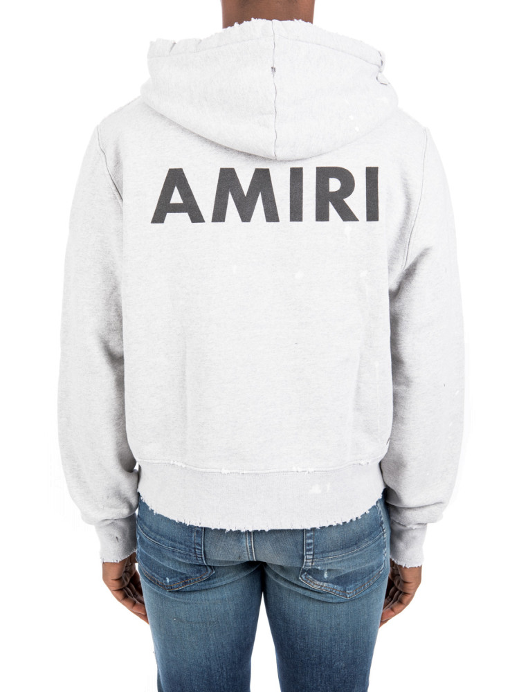 Amiri army paint hoodie Amiri  ARMY PAINT HOODIEgrijs - www.credomen.com - Credomen