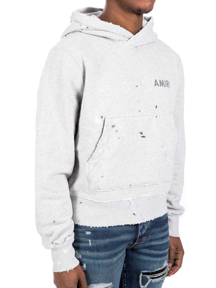 Amiri army paint hoodie Amiri  ARMY PAINT HOODIEgrijs - www.credomen.com - Credomen