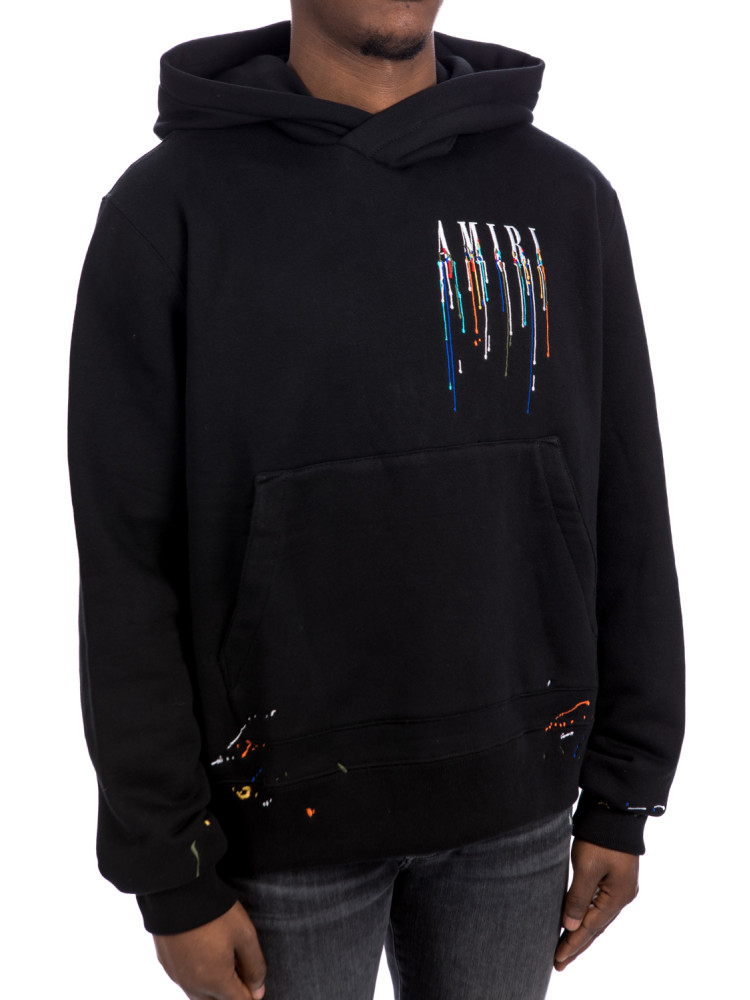 Amiri embroid paint hoodie Amiri  EMBROID PAINT HOODIEzwart - www.credomen.com - Credomen