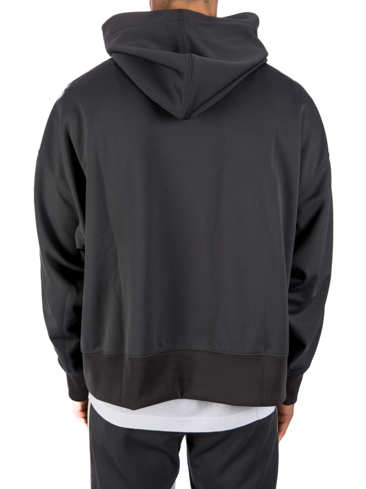 Palm Angels Jacquard Skater Hooded Sweater Melange Grey/Black