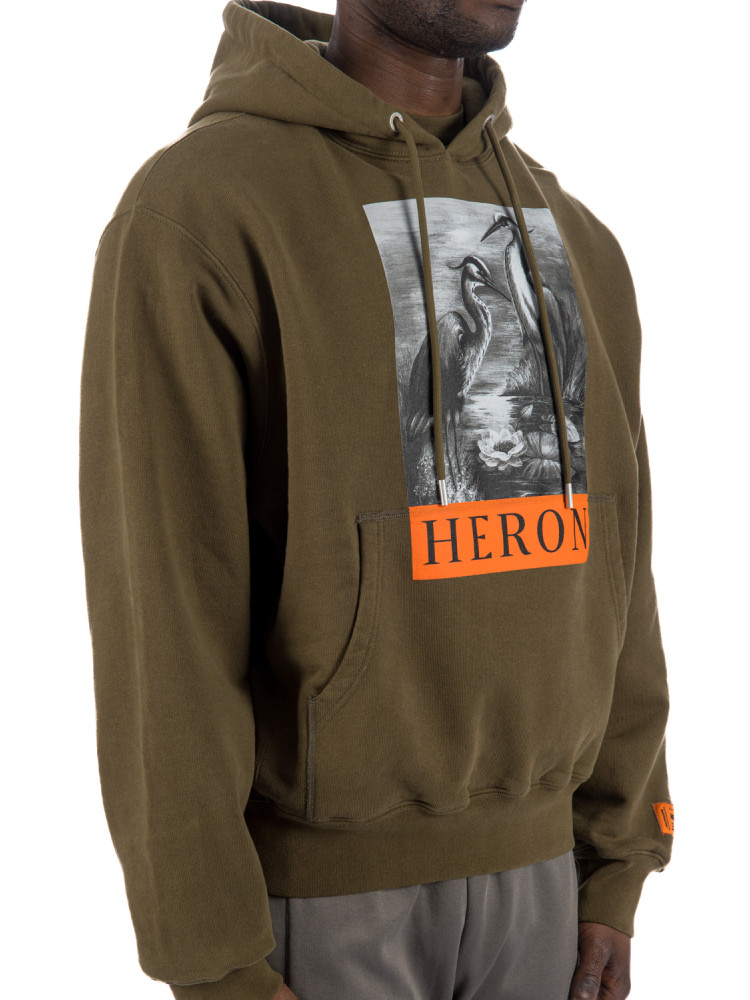 heron preston  heron bw hoodie heron preston   HERON BW HOODIEgroen - www.credomen.com - Credomen