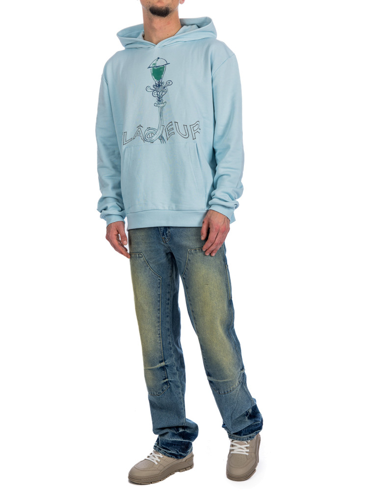 Flaneur Homme lantern hoodie Flaneur Homme  LANTERN HOODIEblauw - www.credomen.com - Credomen