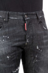 Dsquared2 tidy biker jean black Dsquared2 Tidy Biker Jean Blackblauw - www.credomen.com - Credomen