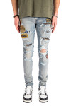 Amiri biker patch jean Amiri  BIKER PATCH JEANblauw - www.credomen.com - Credomen