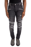 Balmain ribbed patches slim j Balmain  RIBBED PATCHES SLIM Jzwart - www.credomen.com - Credomen