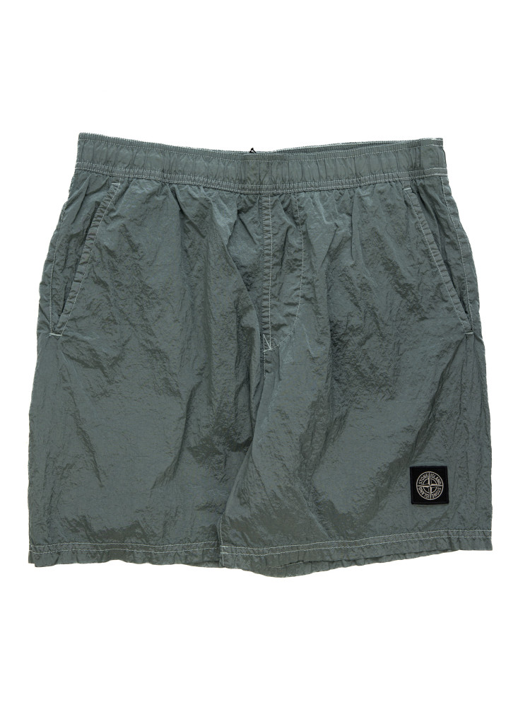 Grey stone island shorts best sale